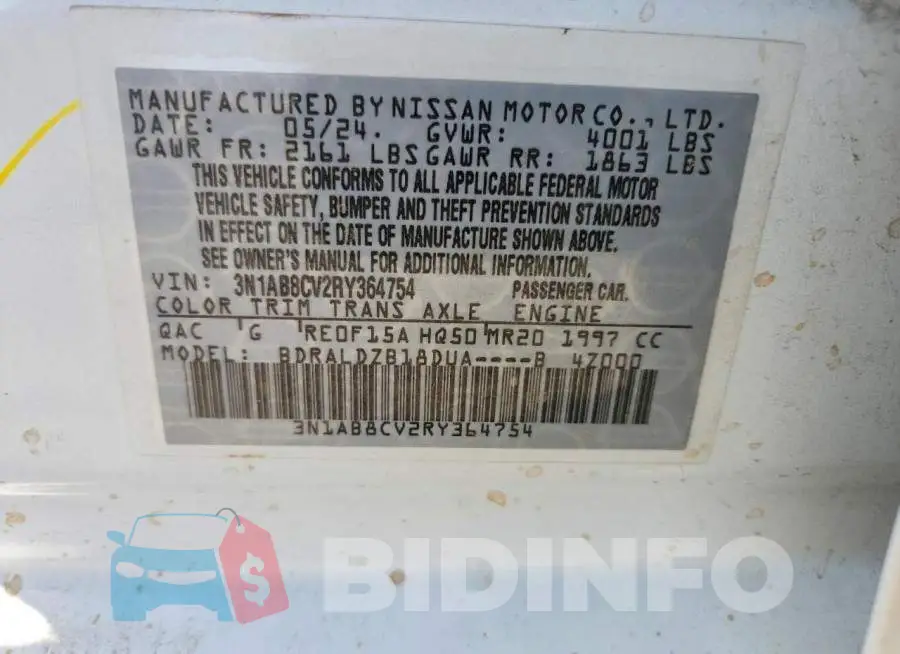3N1AB8CV2RY364754 Photo# 12