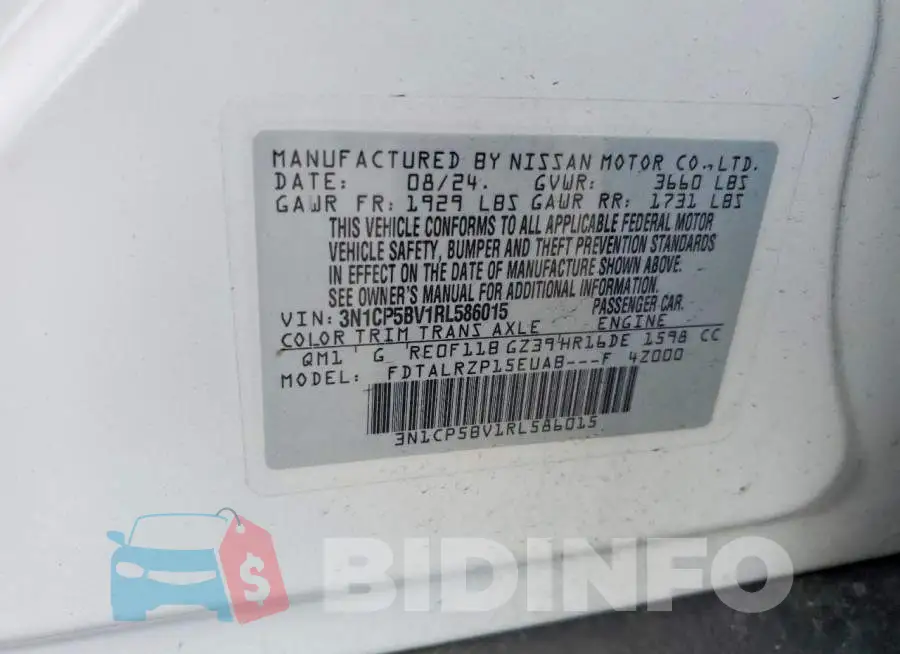 3N1CP5BV1RL586015 Photo# 12
