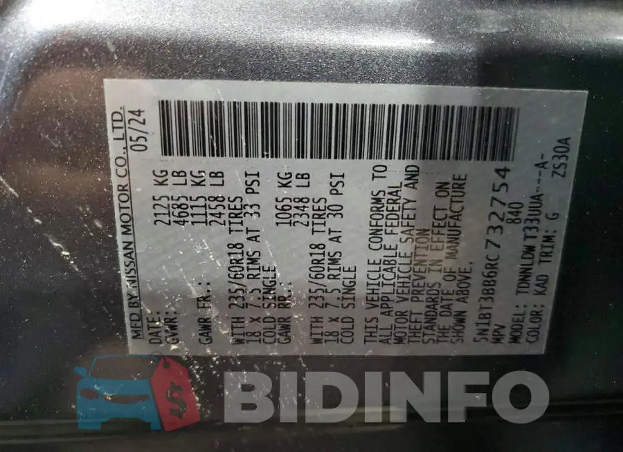 5N1BT3BB6RC732754 Photo# 12