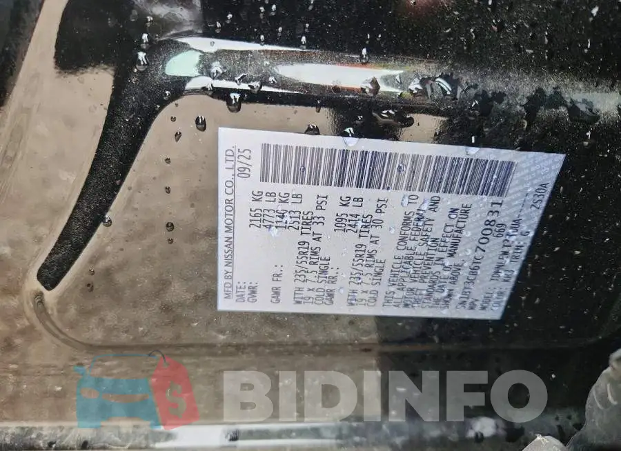 5N1BT3CB6TC700831 Photo# 13