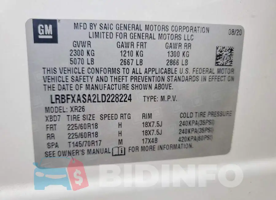 LRBFXASA2LD228224 Photo# 14