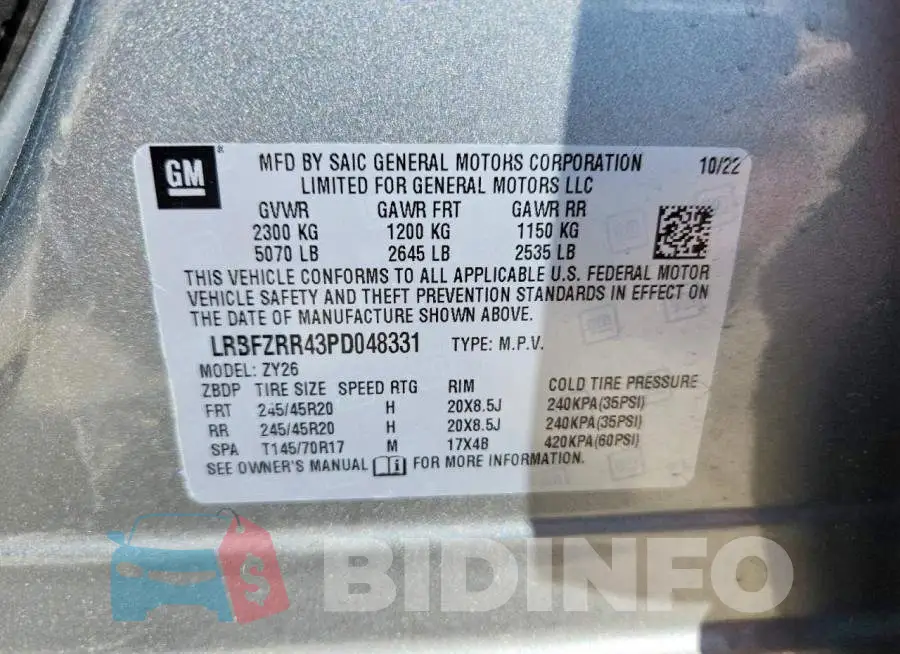 LRBFZRR43PD048331 Photo# 13