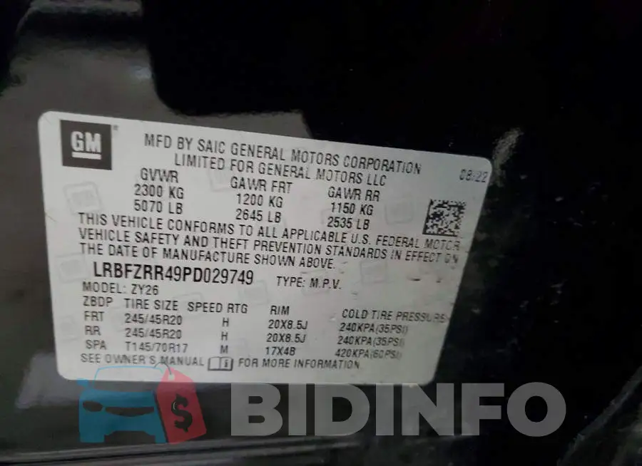 LRBFZRR49PD029749 Photo# 13