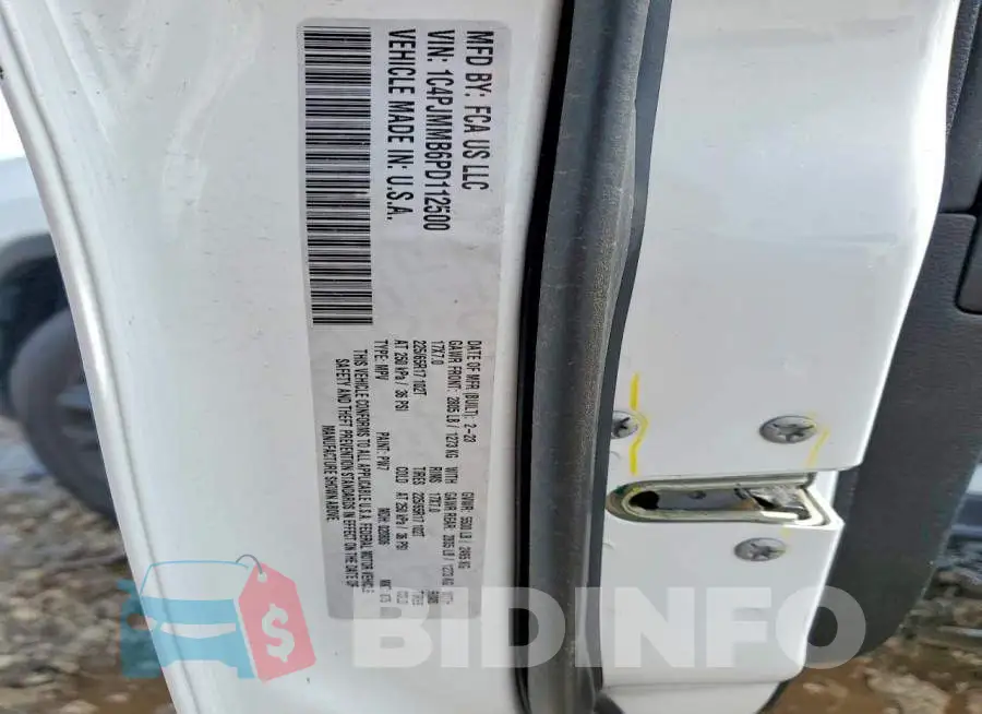 1C4PJMMB6PD112500 Photo# 13