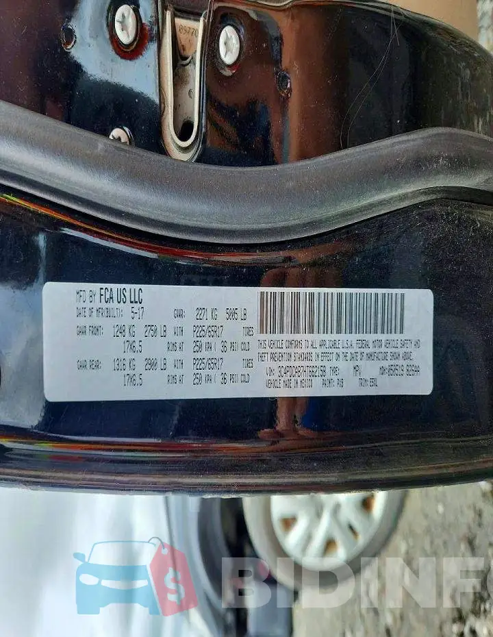 3C4PDCAB7HT662158 Photo# 13