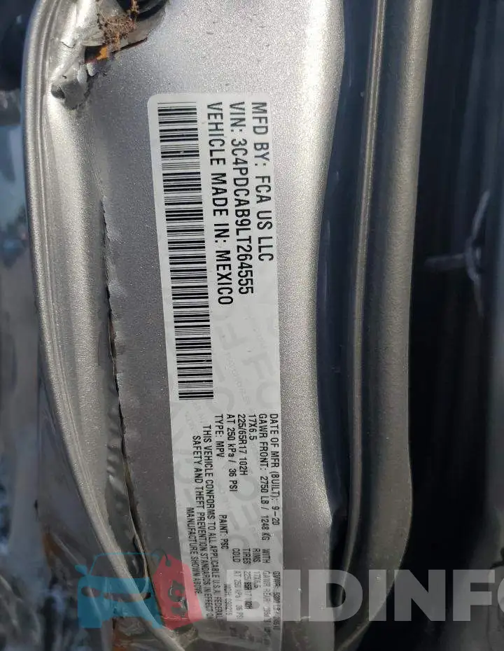 3C4PDCAB9LT264555 Photo# 13