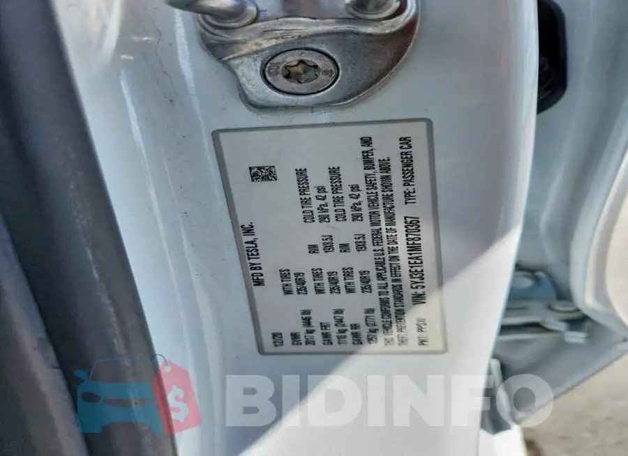 5YJ3E1EA1MF870367 Photo# 12