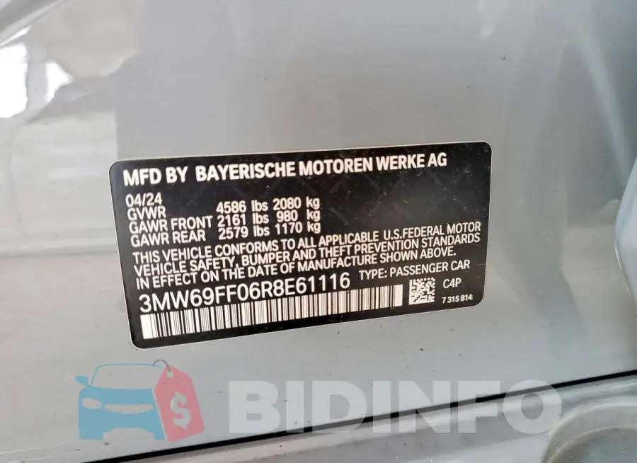 3MW69FF06R8E61116 Photo# 12