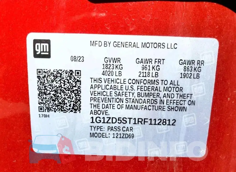 1G1ZD5ST1RF112812 Photo# 13