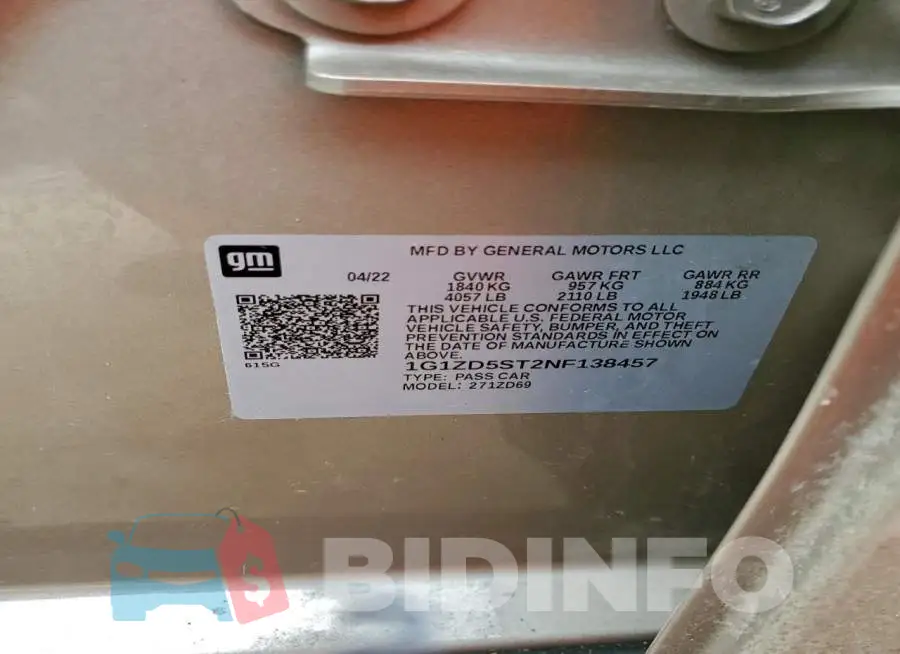 1G1ZD5ST2NF138457 Photo# 12
