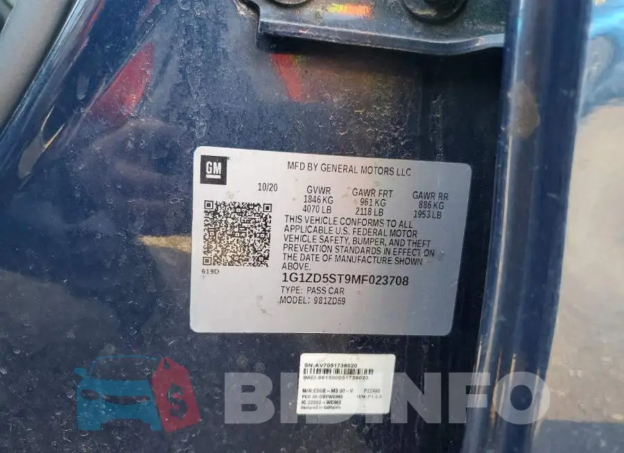 1G1ZD5ST9MF023708 Photo# 12