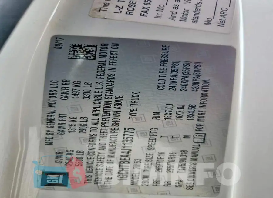 1GCHTBEA4J1135775 Photo# 13