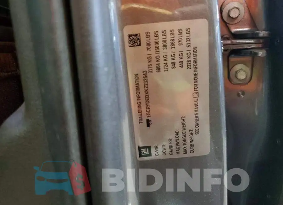 1GCRYDEDXKZ232543 Photo# 12