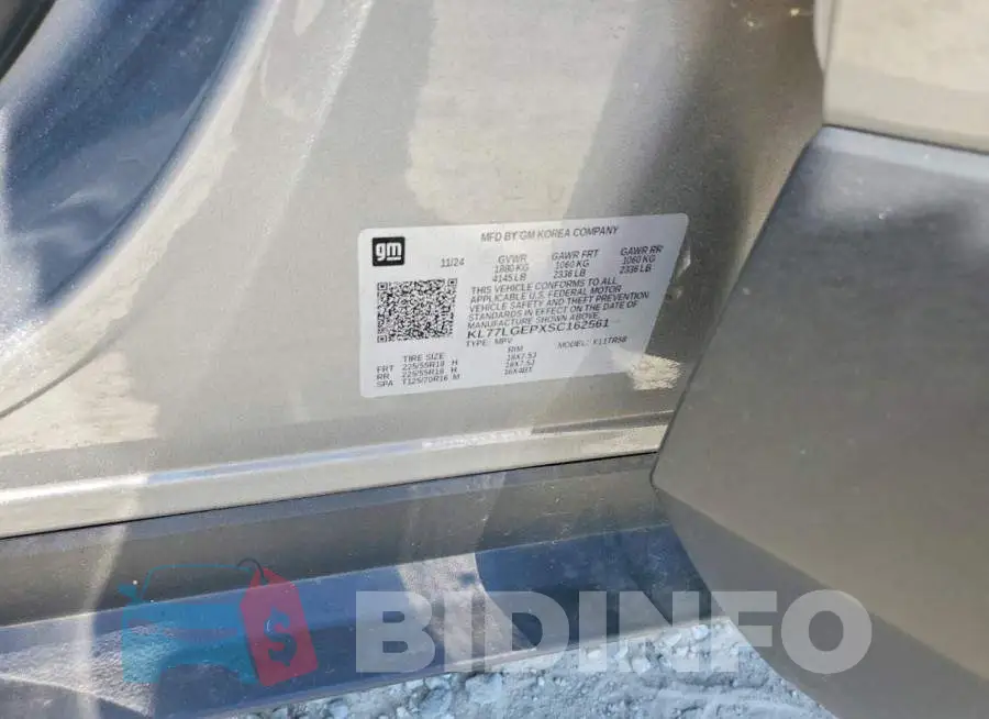 KL77LGEPXSC162561 Photo# 12