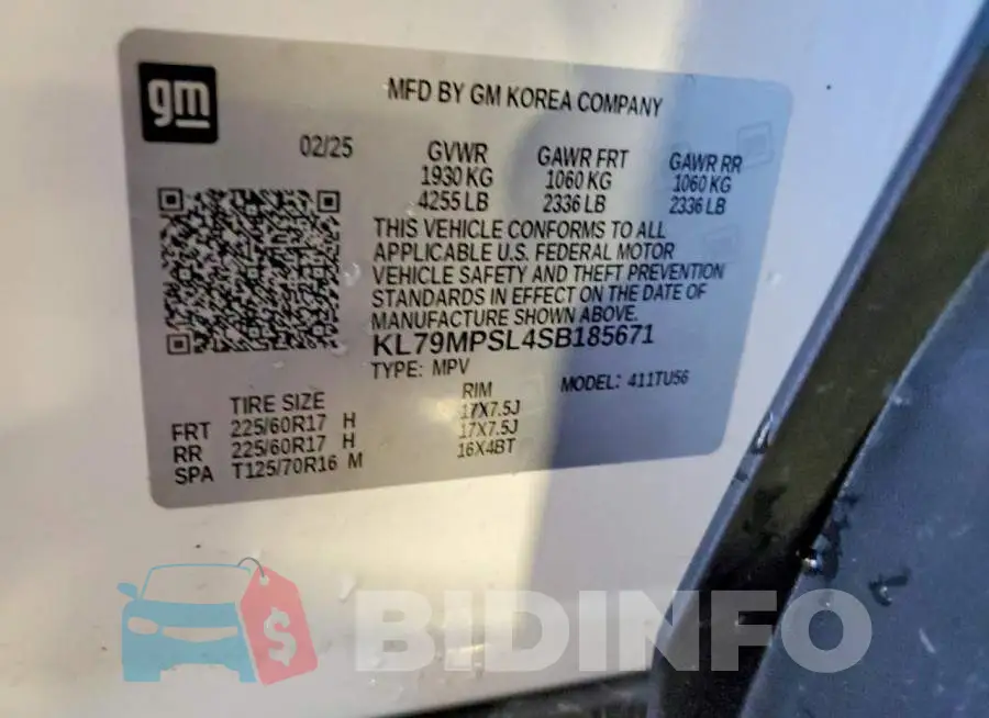 KL79MPSL4SB185671 Photo# 13