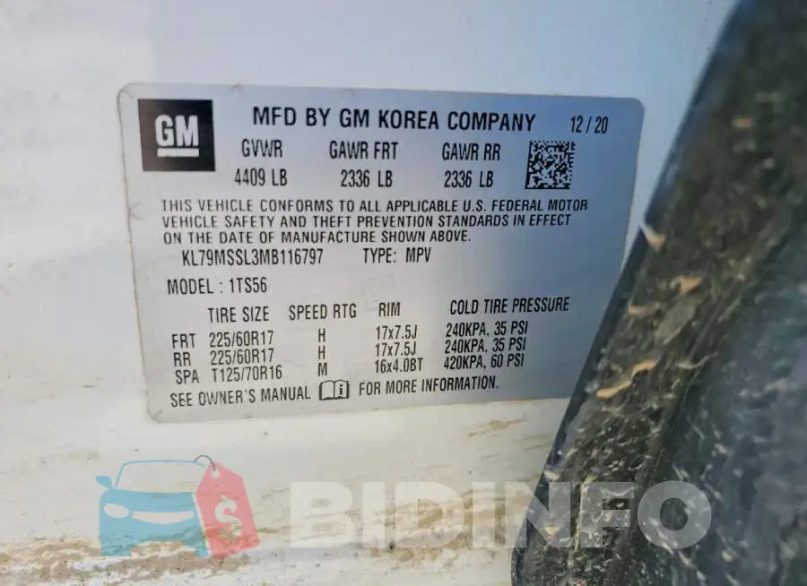 KL79MSSL3MB116797 Photo# 13