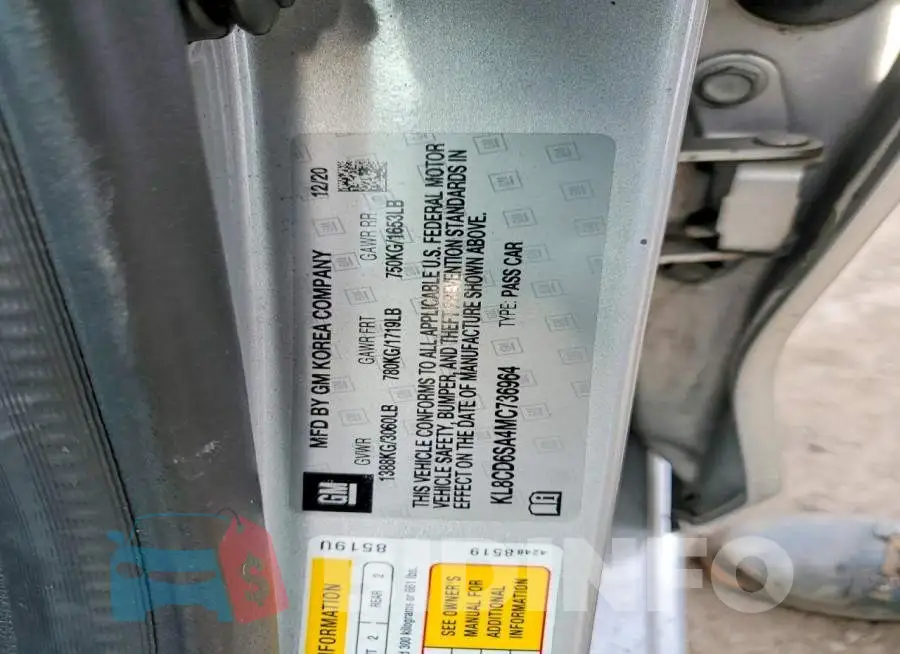 KL8CD6SA4MC736964 Photo# 12