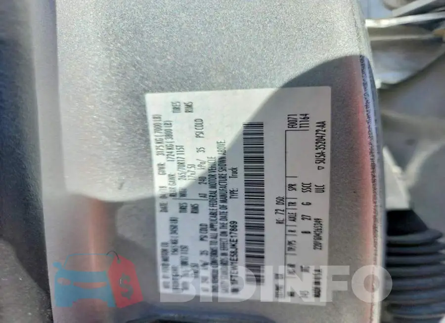 1FTEW1E58JKE17869 Photo# 12