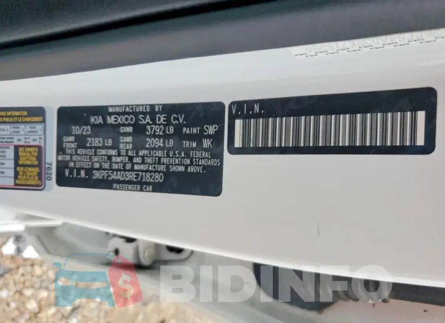 3KPF54AD3RE718280 Photo# 12