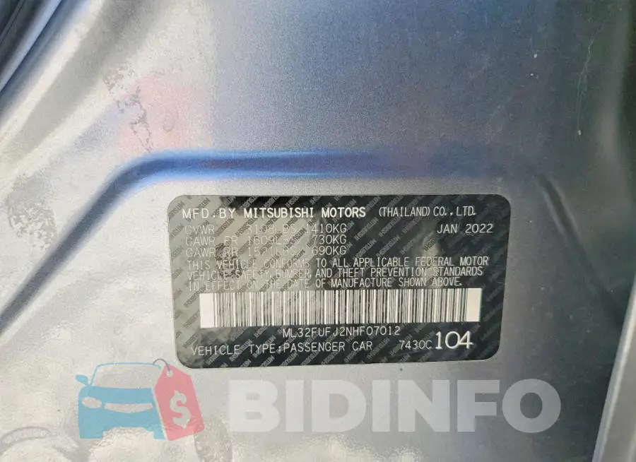 ML32FUFJ2NHF07012 Photo# 12