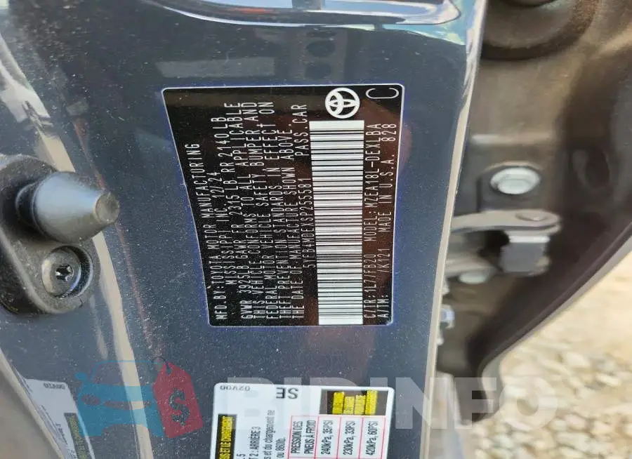 5YFB4MDEXSP255581 Photo# 12