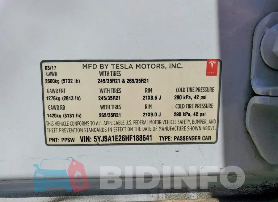 5YJSA1E26HF188641 Photo# 14