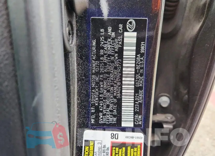 58ADZ1B17PU145773 Photo# 12