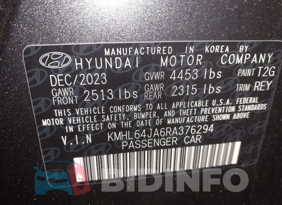 KMHL64JA6RA376294 Photo# 2