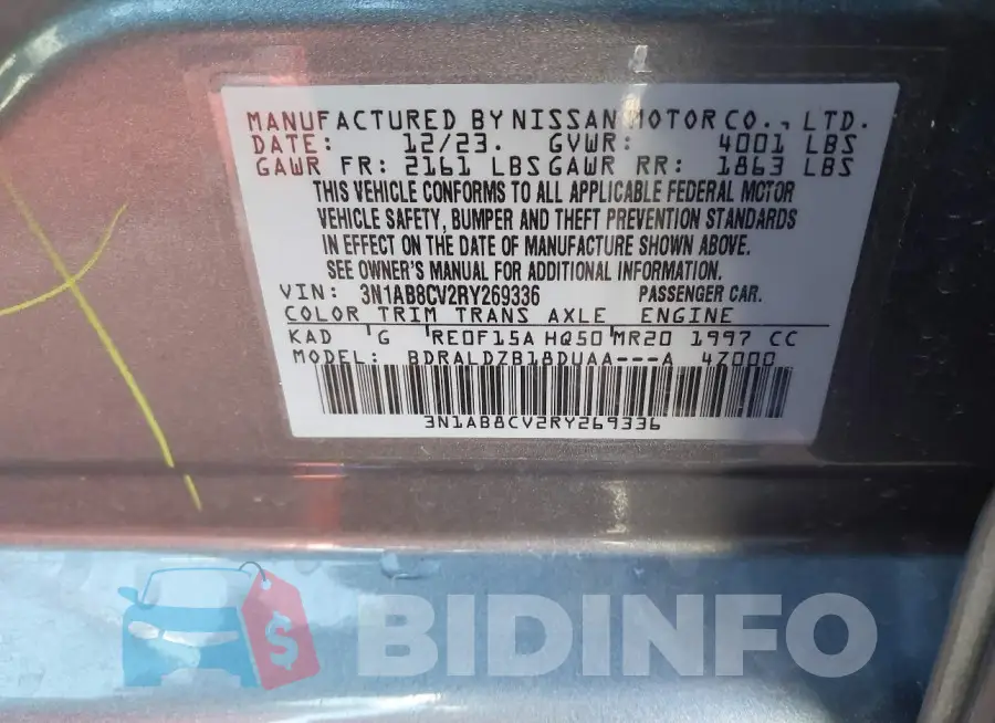 3N1AB8CV2RY269336 Photo# 9