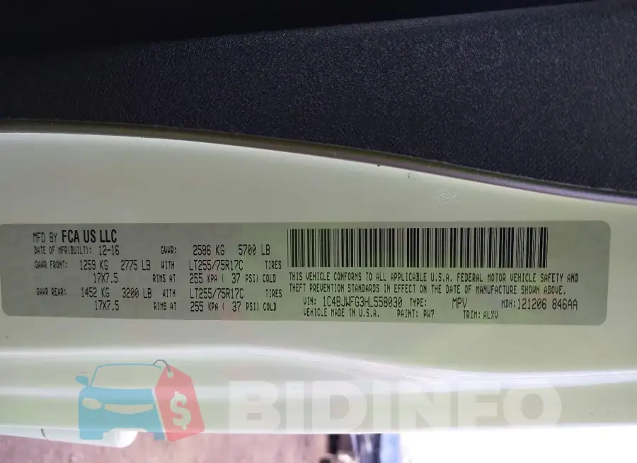 1C4BJWFG3HL558030 Photo# 9