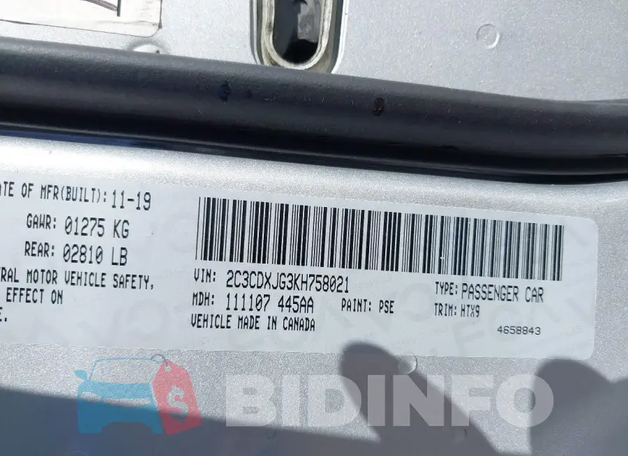 2C3CDXJG3KH758021 Photo# 9