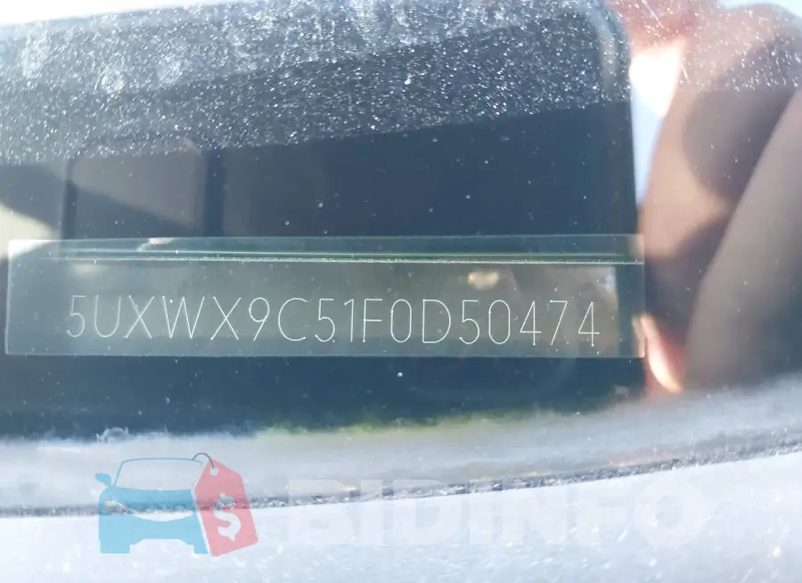 5UXWX9C51F0D50474 Photo# 9