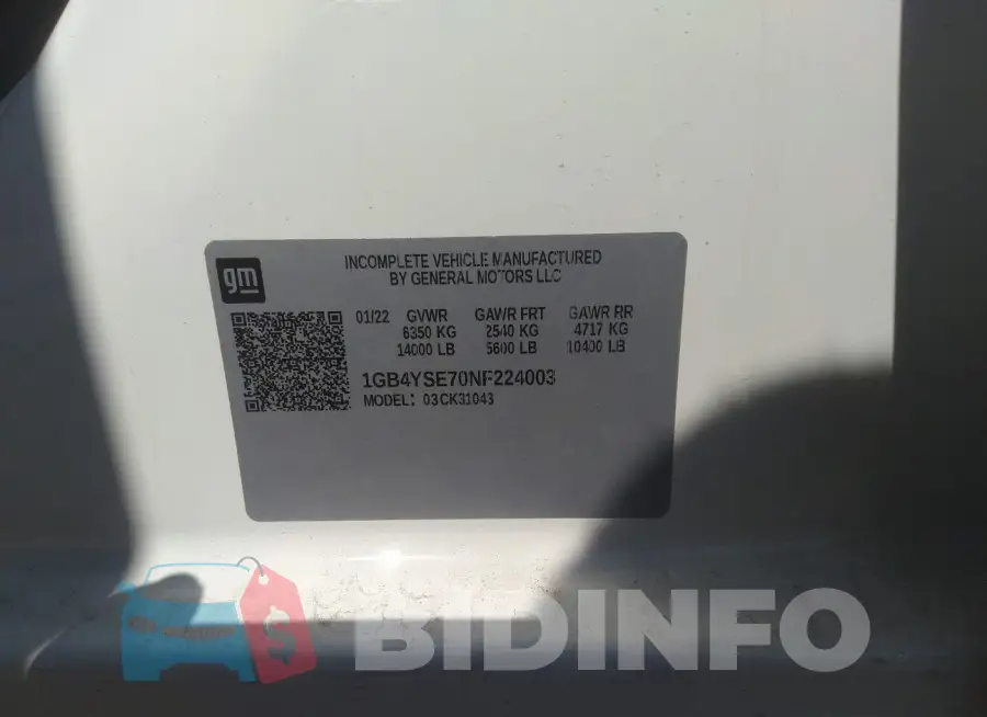 1GB4YSE70NF224003 Photo# 8