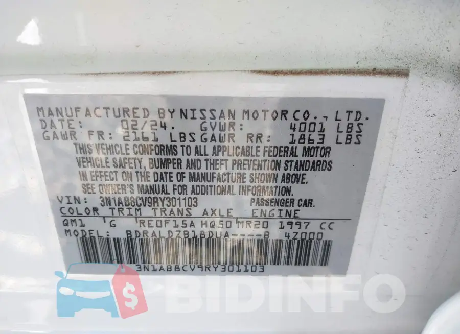 3N1AB8CV9RY301103 Photo# 9