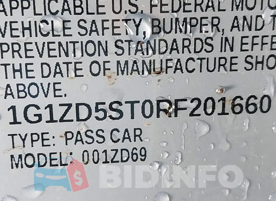 1G1ZD5ST0RF201660 Photo# 9