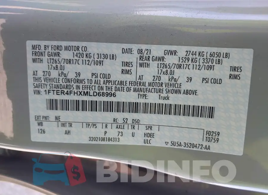 1FTER4FHXMLD68996 Photo# 9