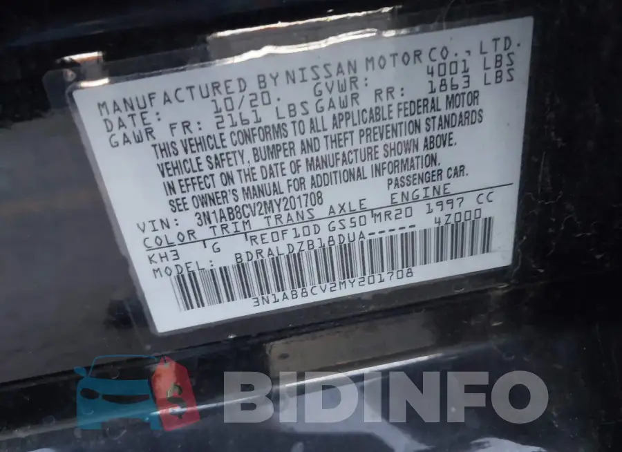 3N1AB8CV2MY201708 Photo# 9