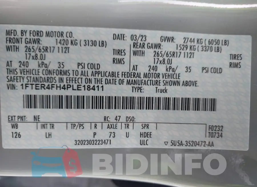 1FTER4FH4PLE18411 Photo# 9