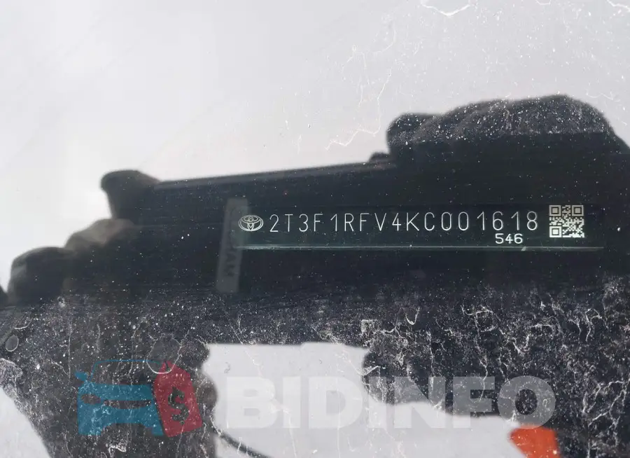 2T3F1RFV4KC001618 Photo# 9