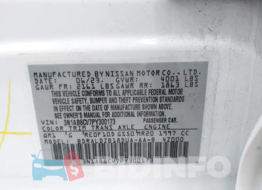 3N1AB8CV7PY300173 Photo# 9