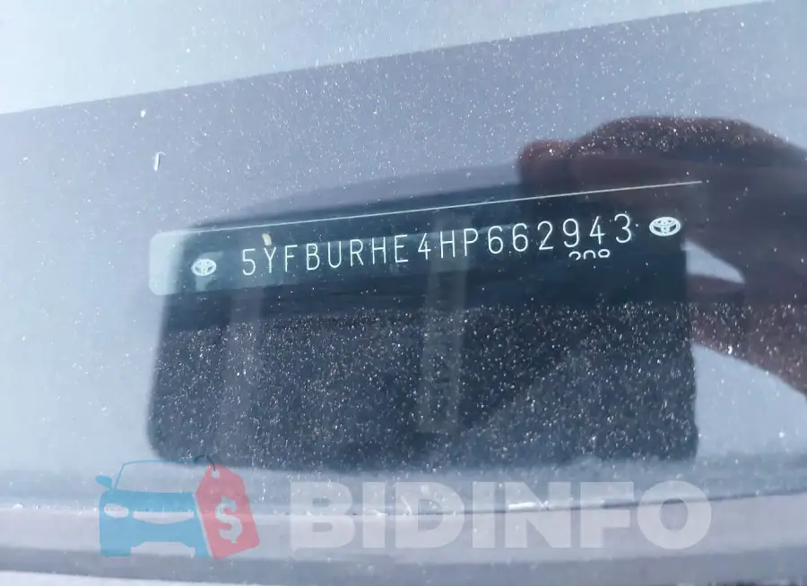 5YFBURHE4HP662943 Photo# 9