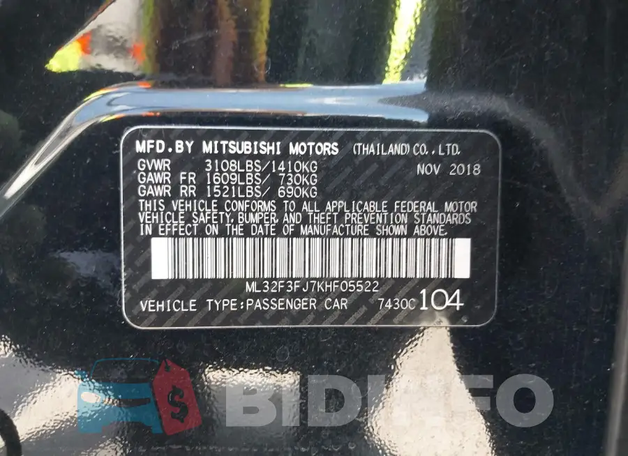 ML32F3FJ7KHF05522 Photo# 9