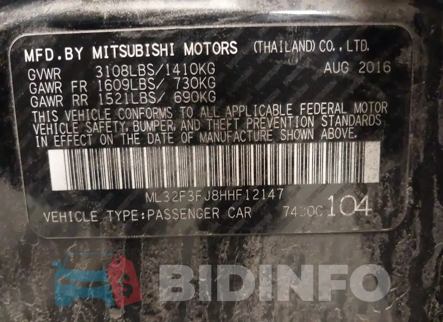 ML32F3FJ8HHF12147 Photo# 9