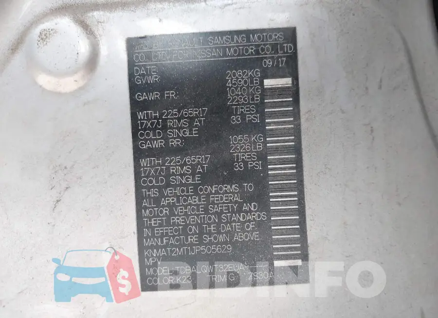 KNMAT2MT1JP505629 Photo# 9