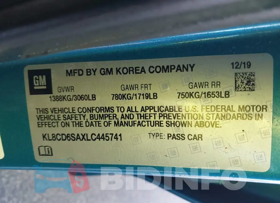 KL8CD6SAXLC445741 Photo# 17