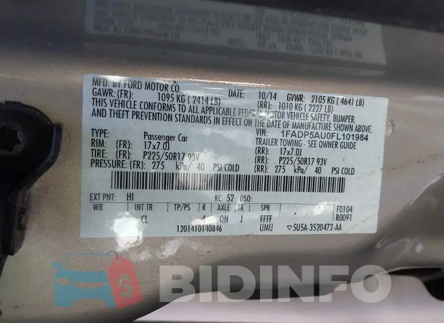 1FADP5AU0FL101984 Photo# 9