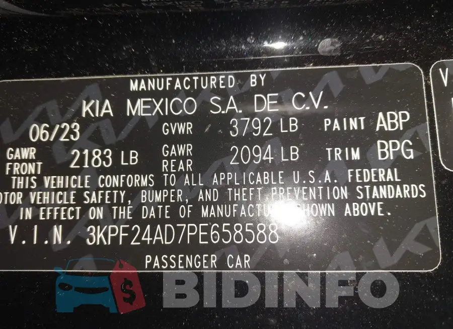 3KPF24AD7PE658588 Photo# 9