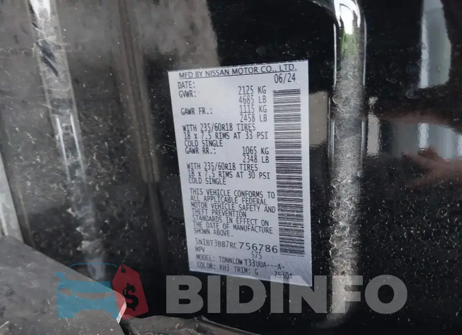 5N1BT3BB7RC756786 Photo# 9