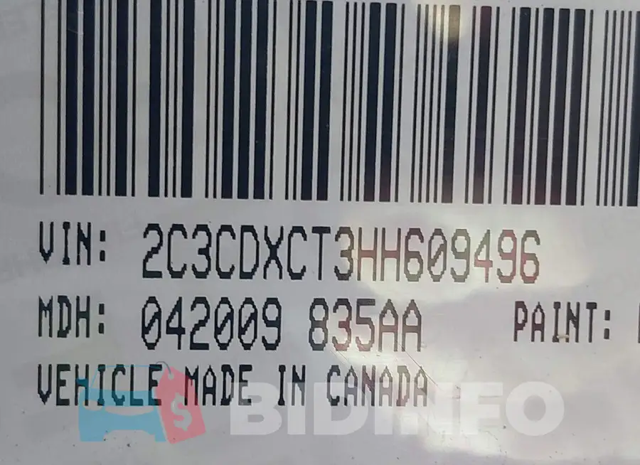 2C3CDXCT3HH609496 Photo# 9