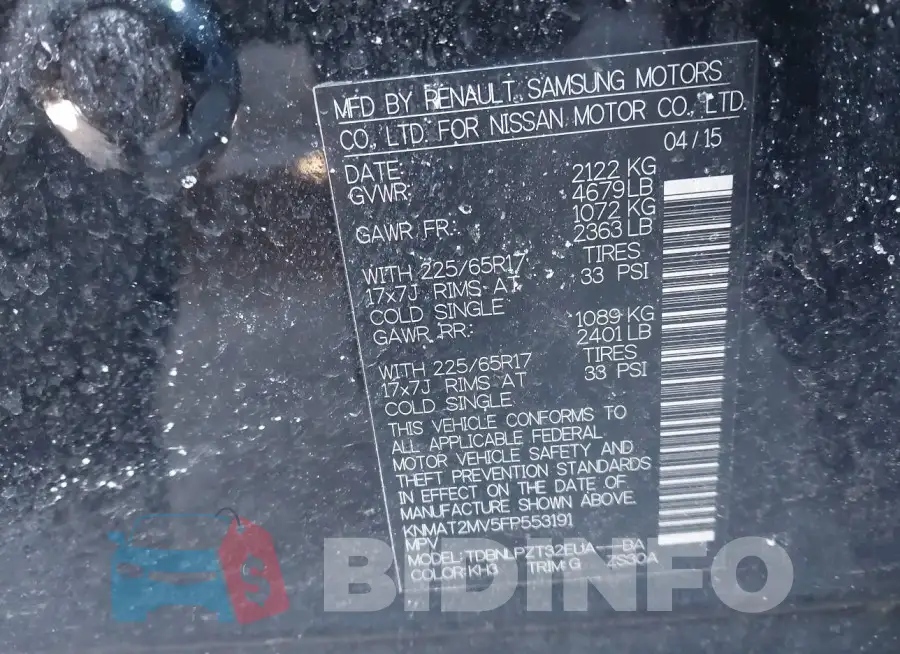 KNMAT2MV5FP553191 Photo# 9